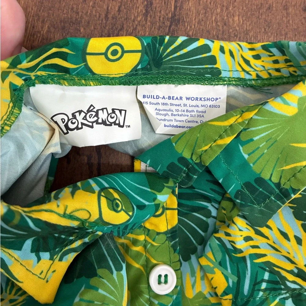 Build A Bear Pokémon Hawaiian Shirt
